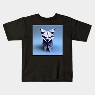 ORIGAMI FOX #001 (FRAMED) Kids T-Shirt